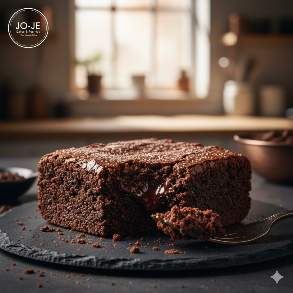 Classic Fudgy Dark Chocolate Brownie