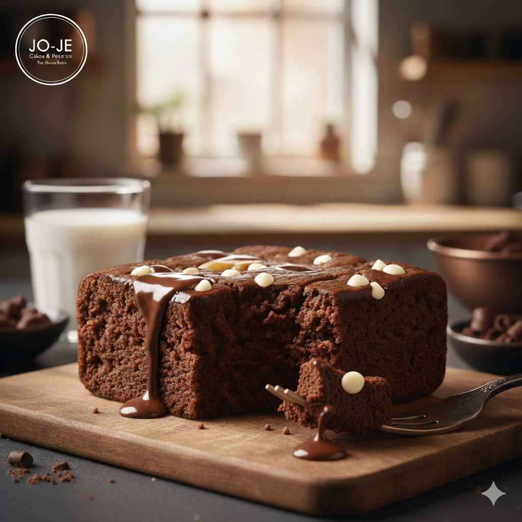 Velvety Milk Chocolate Brownie