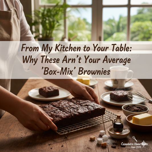 From My Kitchen to Your Table: Why These Aren't Your Average "Box-Mix" Brownies