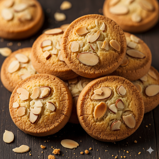 Butter Cookies with Almonds