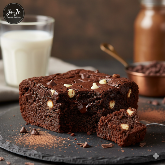 Eggless Double Chocolate Brownie