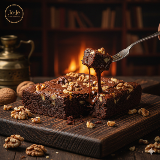 Roasted Walnut Fudgy Brownie