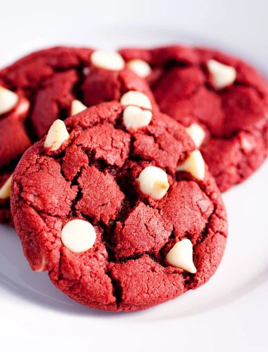 Soft and Chewy Red Velvet Cookies